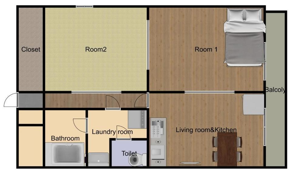 Mori Apartment Dotonbori 2Dk Osaka Luaran gambar